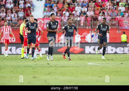 Almeria, Espagne. 19 août 2023. 19-08-2023, UD Almeria vs Real Madrid, Liga EA Sport, Campeonato de Primera Diovison, Jornada 2, Estadio Power Horse Stadium. Almeria. Crédit : Pascu Mendez/Alamy Live News Banque D'Images