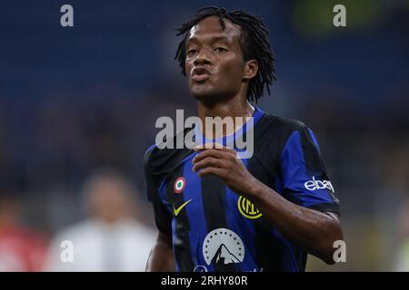 Milan, Italie. 19 août 2023. Juan Cuadrado du FC Internazionale lors du match de Serie A à Giuseppe Meazza, Milan. Le crédit photo devrait se lire : Jonathan Moscrop/Sportimage crédit : Sportimage Ltd/Alamy Live News Banque D'Images