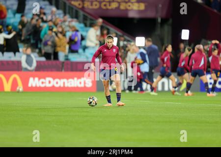Sydney, Australie. 20 août 2023. Sydney, Australie, 20 août 2023. Espagne vs Angleterre finales de la coupe du monde féminine de la FIFA. Sydney, Australie, 20 août 2023. Espagne vs Angleterre FIFAWWC finales. Crédit : Victor Modo (Modo Victor/SPP) crédit : SPP Sport Press photo. /Alamy Live News Banque D'Images