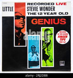 Reprise LP de The 12 Year Old Genius, le premier album live de Stevie Wonder, sorti en 1963 Banque D'Images