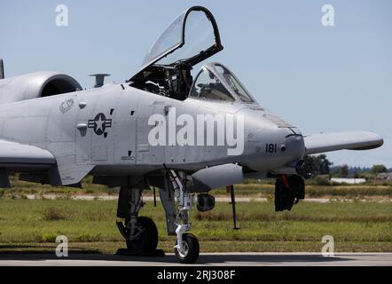 Fairchild Republic A-10 Thunderbolt à Boundary Bay Canada Banque D'Images