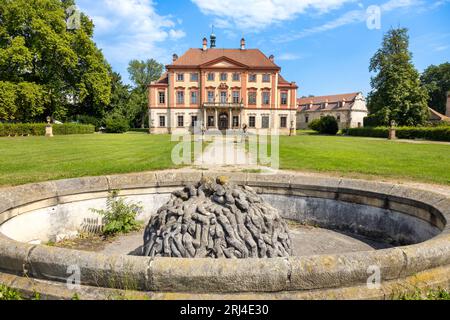 Zamek, Libechov u Melnika, Kokorinsko, Ceska republika / Château de Libechov près de Melnik, Bohême centrale, république tchèque Banque D'Images