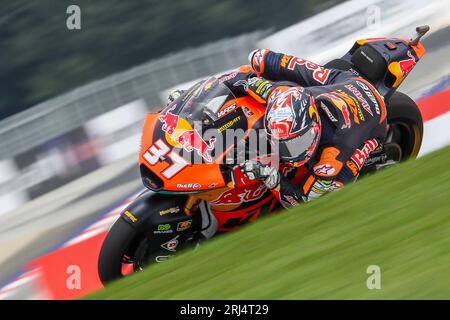 SPIELBERG, AUTRICHE ; Motorrad Grand Prix von, Autriche. , . #37 ACOSTA Pedro (SPA)/Moto2 MotoGP, MOTO GP, saison 2023 sur le Red Bull Ring - Spielberg, Grand Prix moto d'Autriche - sport automobile, moto course sur route, Motorrad-WM, photo et copyright © Udo STIEFEL/ATP images (STIEFEL Udo/ATP/SPP) crédit : SPP Sport presse photo. /Alamy Live News Banque D'Images