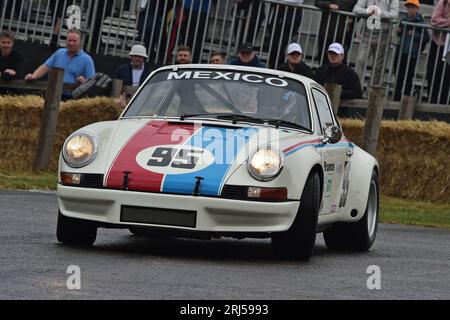 Porsche 911 Carrera RSR 28, 75 ans de Porsche, 60 ans de la 911, avec sa forme emblématique la 911 a participé à presque toutes les formes de motorspor Banque D'Images