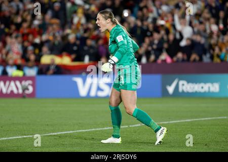 Sydney, Australie. 20 août 2023. Mary Earps (Angleterre) réagit lors du match final de la coupe du monde féminine de la FIFA, Australie et Nouvelle-Zélande 2023 entre l'Espagne et l'Angleterre au Stadium Australia le 20 août 2023 à Sydney, Australie Credit : IOIO IMAGES/Alamy Live News Banque D'Images