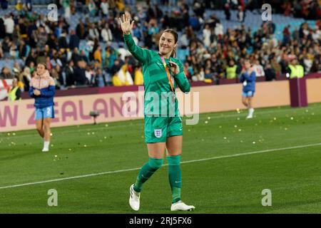 Sydney, Australie. 20 août 2023. Mary Earps (Angleterre) remercie la foule après le match final de la coupe du monde féminine de la FIFA, Australie et Nouvelle-Zélande 2023 entre l'Espagne et l'Angleterre au Stadium Australia le 20 août 2023 à Sydney, Australie Credit : IOIO IMAGES/Alamy Live News Banque D'Images