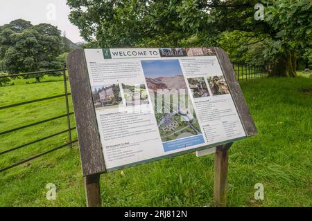 15.08.2023 Ambleside, Cumbria, Royaume-Uni. Rydal Hall est une grande maison individuelle à la périphérie du village de Rydal, Cumbria, dans le lac anglais Distric Banque D'Images