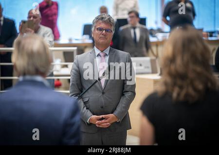 UTRECHT - Commissaire du Roi Hans Oosters lors de l'installation du nouveau bureau de l'exécutif provincial d'Utrecht lors d'une réunion parlementaire supplémentaire dans la Chambre provinciale. ANP JEROEN JUMELET pays-bas Out - belgique Out Banque D'Images