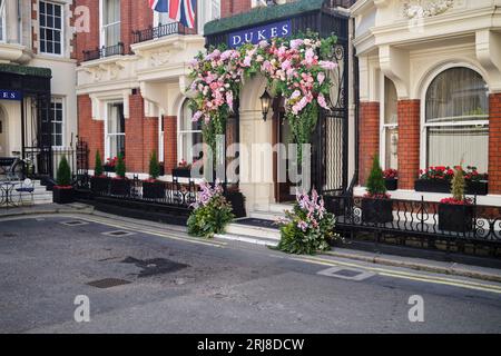 Dukes Hotel St James Mayfair Londres Banque D'Images