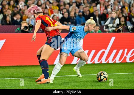 Sydney, Nouvelle-Galles du Sud, Australie, Alexia Putellas coupe du monde féminine de la FIFA 2023 finale Espagne - Angleterre au Stadium Australia (Accor Stadium) 20 août 2023, Sydney, Australie. (Keith McInnes/SPP) crédit : SPP Sport Press photo. /Alamy Live News Banque D'Images