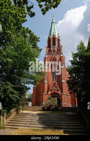 Pauluskirche est une église néogothique à Kiel, Schleswig-Holstein, Allemagne, Europe. Banque D'Images