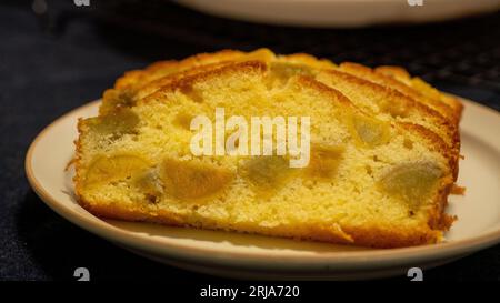 Délicieux gâteau à la patate douce. Banque D'Images