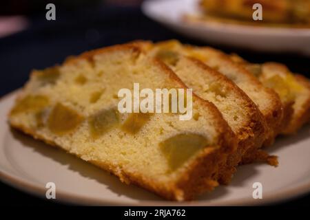 Délicieux gâteau à la patate douce. Banque D'Images