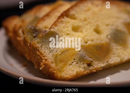 Délicieux gâteau à la patate douce. Banque D'Images