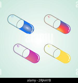 icône médecine sous la forme d'un concept prêt à être édité Illustration de Vecteur