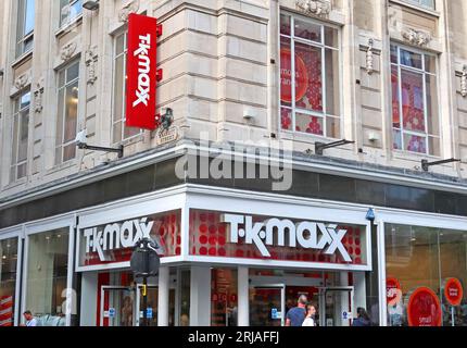 TK Maxx, 51-53 Church St, Liverpool , Merseyside, Angleterre, ROYAUME-UNI, L1 1DE Banque D'Images