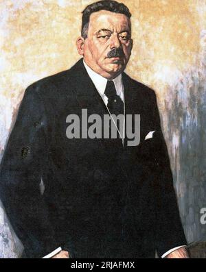 FRIEDRICH EBERT (1871-1925) vers 1925 comme président de l'Allemagne Banque D'Images