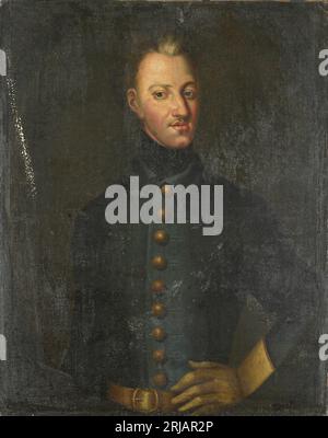 Portrait de Charles XII, roi de Suède entre 1700 et 1750 par David von Krafft Banque D'Images