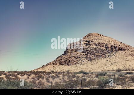 Microdosage- imagerie psychédélique de l'ouest américain Banque D'Images