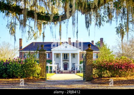 Boonhall Plantation Mount Pleasant Charleston, Caroline du Sud, États-Unis d'Amérique Banque D'Images