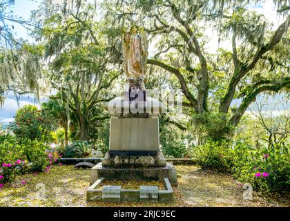 Cimetière de Bonaventure, historique et célèbre, Savannah, Géorgie, États-Unis d'Amérique Banque D'Images