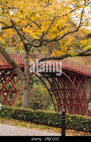 The Ironbridge, Ironbridge gorge, Shropshire, Angleterre. Banque D'Images