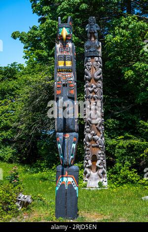 Oscar Maltipi Pole à Vancouver, Canada Banque D'Images