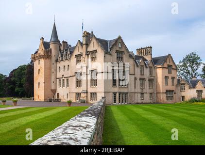 Château de Brodie près de Forres à Moray, Écosse, Royaume-Uni Banque D'Images