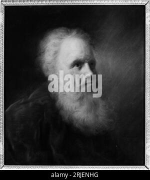 Portrait d'un vieil homme Date inconnue par Balthasar Denner Banque D'Images