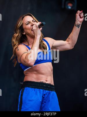 Sedgefield, Royaume-Uni. 19 août 2023. Melanie C au Hardwick Festival 2023. Crédit : Tracy Daniel ? Alamy Banque D'Images