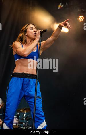 Sedgefield, Royaume-Uni. 19 août 2023. Mel C se produisant au Hardwick Festival 2023. Crédit : Tracy Daniel ? Alamy Banque D'Images