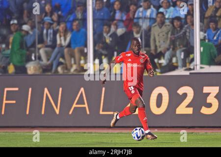 La Paz, Bolivie. 22 août 2023. Enner Valencia de Internacional, lors du match entre Bolivar (bol) et Internacional pour la 1e manche des quarts de finale de la Copa Conmebol Libertadores 2023, au stade Hernando Siles, à la Paz, Bolivie le 22 août. Photo : Max Peixoto/DiaEsportivo/Alamy Live News crédit : DiaEsportivo/Alamy Live News Banque D'Images