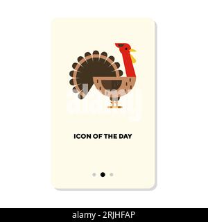 Icône de l’oiseau Illustration de Vecteur