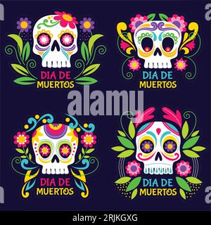 Fond de Cinco de Mayo avec vecteur d'éléments mexicains Illustration de Vecteur