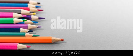 New school supplies ready for new school year. School stuff concept. Stock Photo