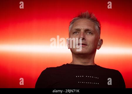 Trondheim, Norvège. 19th, août 2023. Le groupe de musique électronique britannique Leftfield donne un concert live lors du festival de musique norvégien Pstereo Festival 2023 à Trondheim. (Crédit photo : Gonzales photo - Tor Atle Kleven). Banque D'Images