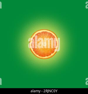 Orange illustré Banque D'Images