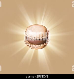 Illustration française de Macron/Luxemburgeli Banque D'Images