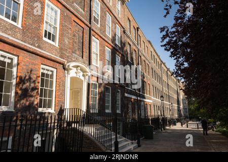 Chambres des barristes et bâtiments sur Kings Bench Walk, Inner Temple, Inns of court, City of London, Angleterre, ROYAUME-UNI Banque D'Images