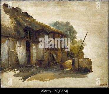 Ferme Date inconnue par Jan August Hendrik Leys Banque D'Images
