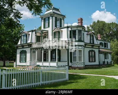 Buffalo Bill est célèbre pour ses spectacles du Far West à travers le monde. La maison a été construite en 1886. Banque D'Images