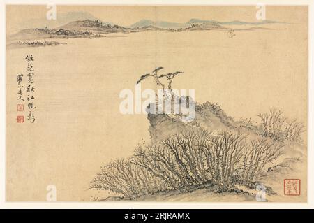 Paysages dans divers styles après Old Masters 1690 par Mei Qing Banque D'Images