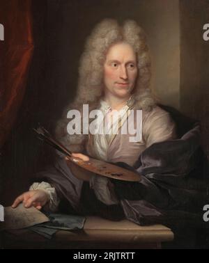 Portrait de Jan van Huysum 1720 par Arnold Boonen Banque D'Images