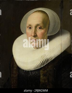 Portrait de Margriet Benningh (1565-1641) entre 1629 et 1640 par Nicolaes Eliaszoon Pickenoy Banque D'Images