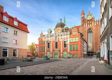 Chapelle royale de style baroque (Kaplica Krolewska) dans le centre de Gdansk, Pologne Banque D'Images