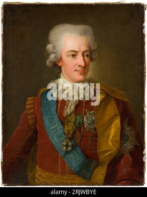 Gustave III (1746-1792), roi de Suède 1791 par Per Krafft l'ancien Banque D'Images