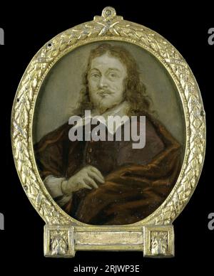 Portrait du peintre Bonaventura Peeters I (1614-52) entre 1700 et 1732 par Arnoud van Halen Banque D'Images