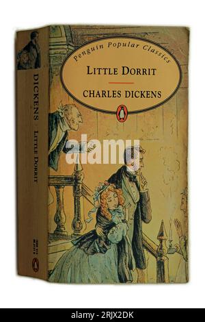 Charles Dickens - petit Dorrit. Couverture de livre. Configuration du studio. Banque D'Images
