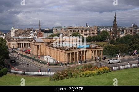 Édimbourg Écosse 23 août 2023 Galerie nationale écossaise. Édimbourg Écosse ©GED Noonan/Alamy Banque D'Images