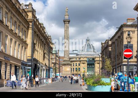 Le monument de Grey, Grey Street, Grainger Town, Newcastle-upon-Tyne, Tyne et Wear, Angleterre, Royaume-Uni Banque D'Images